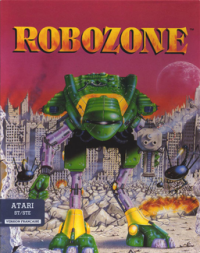 Robozone Atari ST  box art